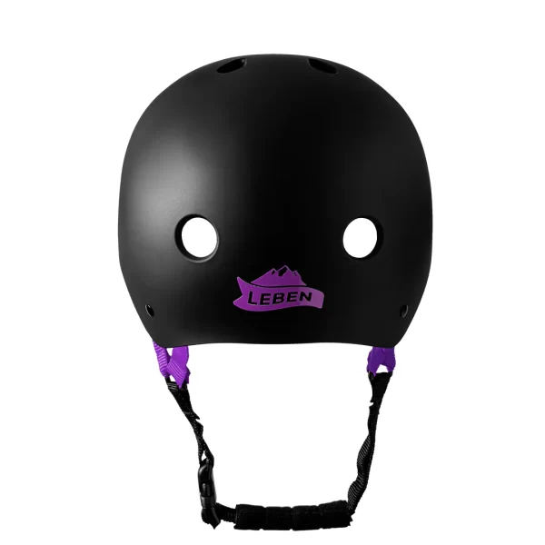 Casco Leben Negro/Morado - Imagen 2