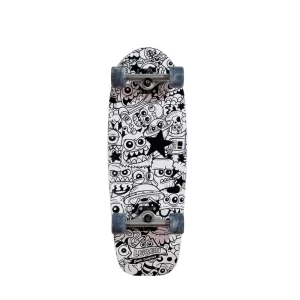 Tabla Cruiser Antares (Negro/Blanco)