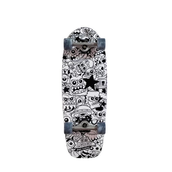 Tabla Cruiser Antares (Negro/Blanco)